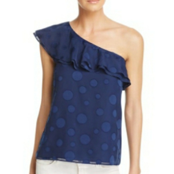 Cooper Ella Leah Embroidered One Shoulder Blouse - Picture 1 of 5